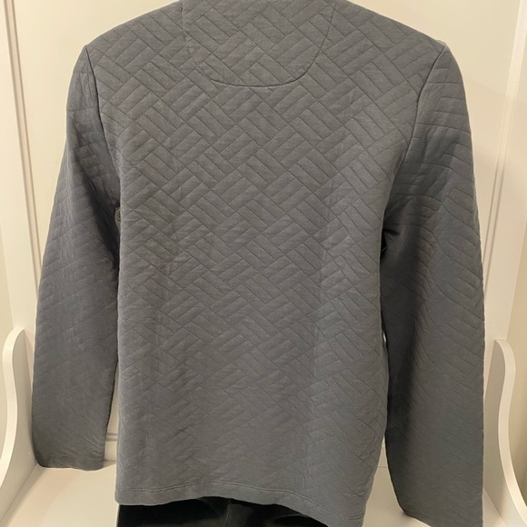 𝅺nwt, Perry Ellis Quilted 1/4 Zip, long Sleeve - Picture 5 of 8